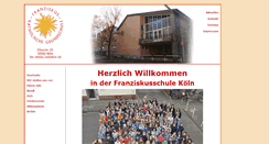 Desktop Screenshot of franziskus-schule-koeln.de